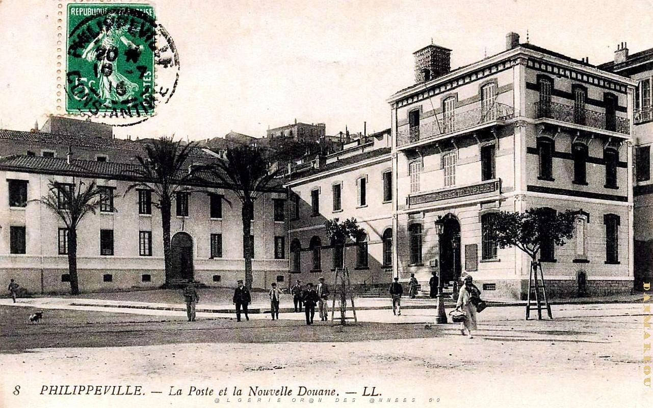 2865- Philippeville - Poste et Douane - 1916.jpg